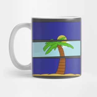 Night-Day-Night Beach Scene Mug